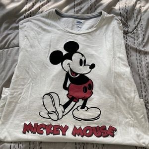 Mickey Mouse, white, medium t-shirt